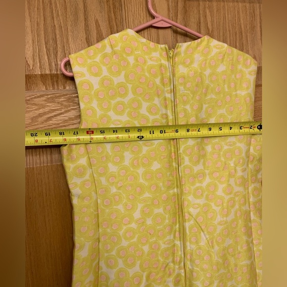 Source Unknown Yellow Sheath Maxi Dress Crew Neck Sleeveless - Picture 13 of 13